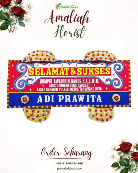 Papan Bunga Ucapan Selamat Cintamanik
